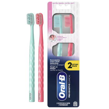 Oral-B Pro Sensitive Clinical Extra Soft szczoteczka do zębów 2 szt