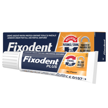 Fixodent Plus All Day Hold krem mocujący do protez bez smaku 40 g