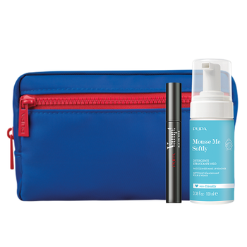 Pupa zestaw tusz Vamp! All in One 101 9 ml + pianka do demakijażu Mousse Me Softly 100 ml