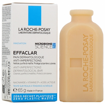 La Roche-Posay Effaclar kostka myjąca do skóry tłustej twarzy i ciała 65 g