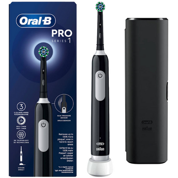 Oral-B szczoteczka elektryczna Pro Series 1 Black + etui podróżny czarny