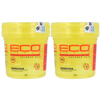 2x Eco Style żel do stylizacji włosów farbowanych 236 ml