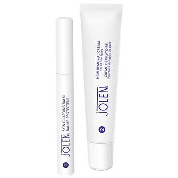 Jolen Facial Remover Kit Sensitive zestaw do depilacji twarzy 1,9 g+19 g