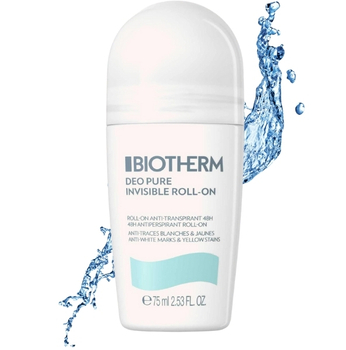 Antyperspirant w kulce roll-on dla kobiet Biotherm Deo Pure Invisible 75 ml