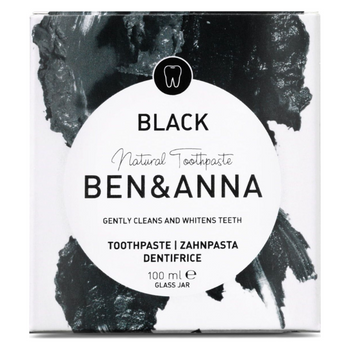 Ben&Anna Black pasta do zębów wybielająca z węglem bez fluoru 100 ml