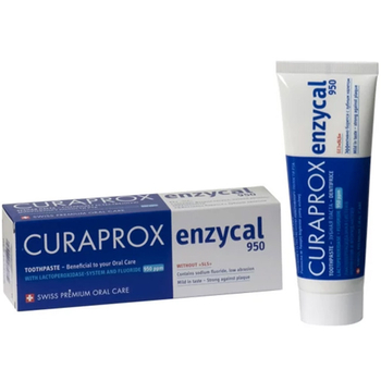 Curaprox Enzycal 950 ppm fluoru Pasta do zębów łagodna 75 ml