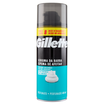 Gillette Sensitive delikatna pianka do golenia do skóry wrażliwej 400 ml