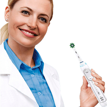 Oral-B EB50RB Cross Action White końcówka do szczoteczki 1 szt