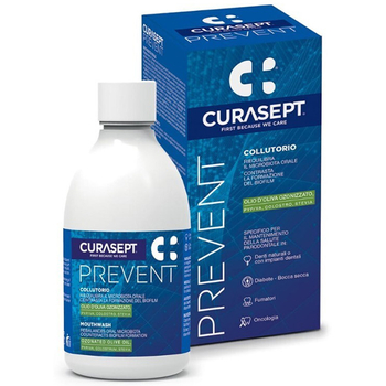Płyn do płukania ust Curasept Prevent postbiotyki colostrum 300 ml