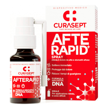 Curasept Afte Rapid+ spray na afty w jamie ustnej 15 ml
