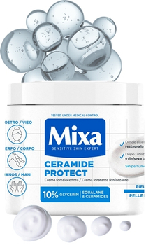 Krem wzmacniający do twarzy i ciała MIXA Ceramide Protect nawilżający 400ml