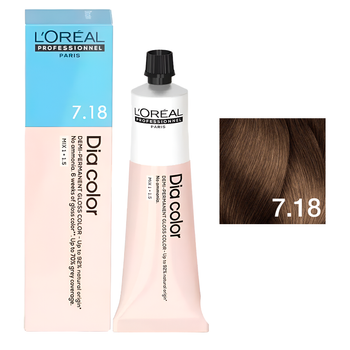 L'Oréal Dia Color półtrwała farba do włosów 7.18 As Mokkablond 60 ml