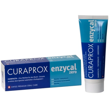 Curaprox Enzycal Zero pasta do zębów wzmacniająca bez fluoru 75 ml