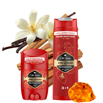 Old Spice Epic Legend zestaw dla mężczyzn żel 250 ml + dezodorant  50 ml