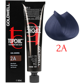 Farba do włosów Goldwell Topchic 2-A ciemny brąz popielaty 60 ml