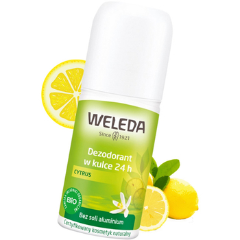 Weleda BIO dezodorant w kulce o zapachu cytrusowym bez soli aluminium 50 ml