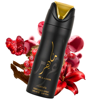 Dezodorant w sprayu unisex Lattafa Maahir 200 ml