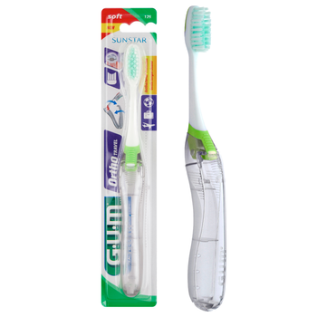 Gum Ortho Travel składana szczoteczka ortodontyczna