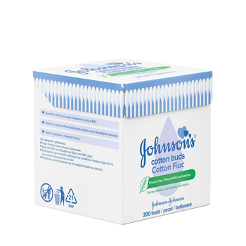 Johnson's Baby Cotton Buds patyczki kosmetyczne do uszu 200 szt