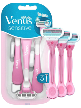 Gillette Venus Sensitive maszynki dla kobiet 3 szt