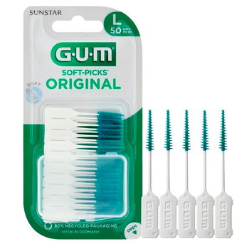 GUM Soft-Picks Original szczoteczki międzyzębowe rozmiar L 50 szt