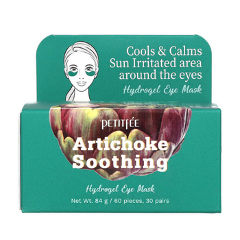 Petitfee Artichoke Soothing Hydrogel płatki pod oczy 60 szt