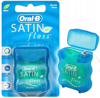 Oral-B Satin Floss Mint nić dentystyczna do zębów 25 m