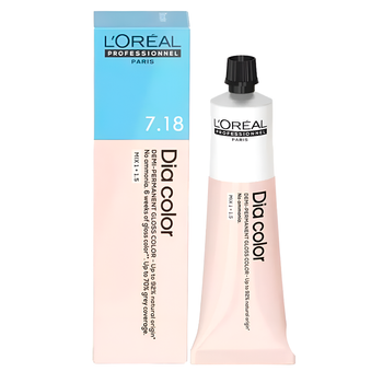 L'Oréal Dia Color półtrwała farba do włosów 7.18 As Mokkablond 60 ml