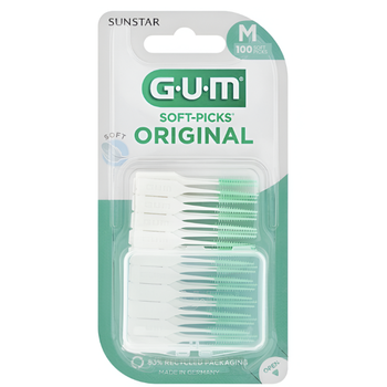 GUM Soft Picks Original szczoteczki międzyzębowe rozmiar M 100 szt