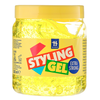 Żel do modelowania włosów Hegron Styling Gel Extra Strong żółty 500 ml