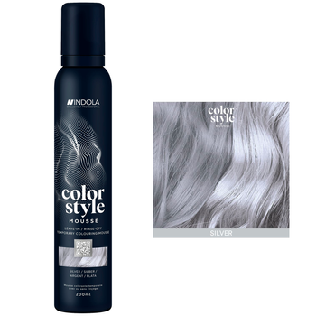 Pianka koloryzująca do wlosów Indola Color Style Mousse Silver 200 ml