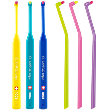 Curaprox CS 1006 Single szczoteczka jednopęczkowa do aparatów ortodontycznych