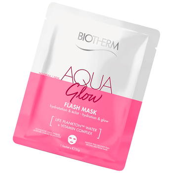Biotherm Aqua Super Mask Glow nawilżająca maseczka w płachcie 31 g