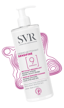 SVR Sensifine kojący żel do demakijażu do skóry wrażliwej 400 ml