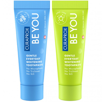 Zestaw Past do Zębów Curaprox Be You Sześciu Smaków 6x10ml + Szczoteczka