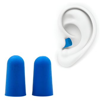 Haspro MULTI10 zatyczki stopery do uszu niebieski 10 par