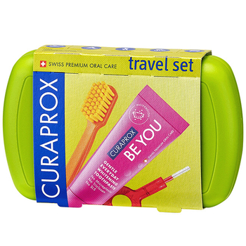 Curaprox Travel Set zestaw podróżny szczoteczka cs5460 i pasta Be You 10 ml