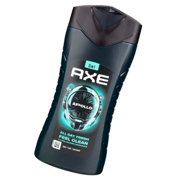 Żel pod prysznic Axe Apollo All Day Fresh Feel Clean 3in1 400 ml