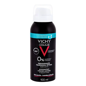 Vichy Homme dezodorant męski w sprayu dla skóry wrażliwej 100 ml