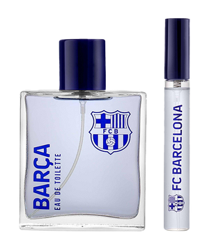 1x Zestaw męski FC Barcelona woda toaletowa 100 ml + EDT 10 ml + kosmetyczk