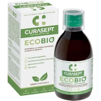 Curasept EcoBio płyn do płukania bez fluoru i mentolu 300 ml