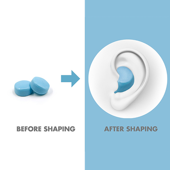 Zatyczki do uszu Haspro Moldable Earplugs EPUM-2 6 par niebieskie