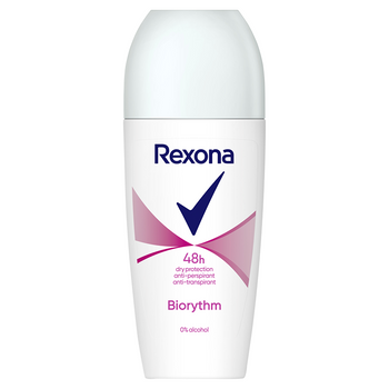 Rexona Biorythm 48H Ochrona antyperspirant w kulce roll-on damski 50 ml