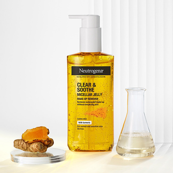 Neutrogena Clear & Soothe micelarny żel do demakijażu z kurkumą 200 ml