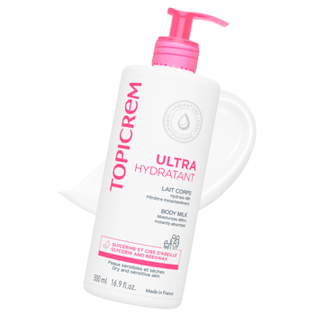 Topicrem Ultra Hydrant mleczko nawilżające do ciała 500 ml