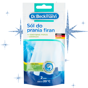 Dr Beckmann Original sól do prania i wybielania firan 80 g