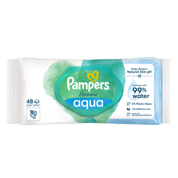 Chusteczki nawilżane Pampers Harmonie Aqua 48 szt