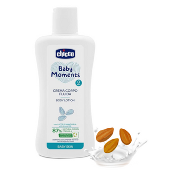 Chicco Baby balsam do ciała z mleczkiem migdałowym dla dzieci 200 ml