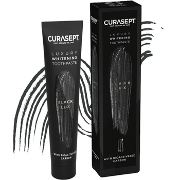 Curasept Whitening Luxury Black Lux pasta do zębów wybielająca 75 ml