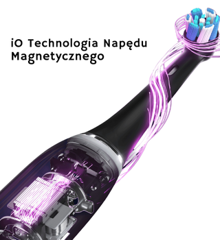 Szczoteczka magnetyczna elektryczna BRAUN Oral-B iO series 3 Black + gratis